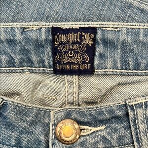 Cowgirl Up Jeans - Blue Denim